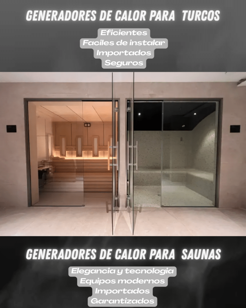 Generadores para turcos y saunas: la clave para crear un espacio de bienestar en casa